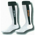 2 in 1 Knit in Stirrup Baseball Socks w/ Custom Heel & Toe (7-11 Medium)